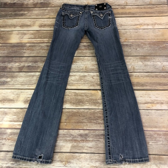 Miss Me jeans bootcut women’s size 27 light wash - Picture 5 of 8